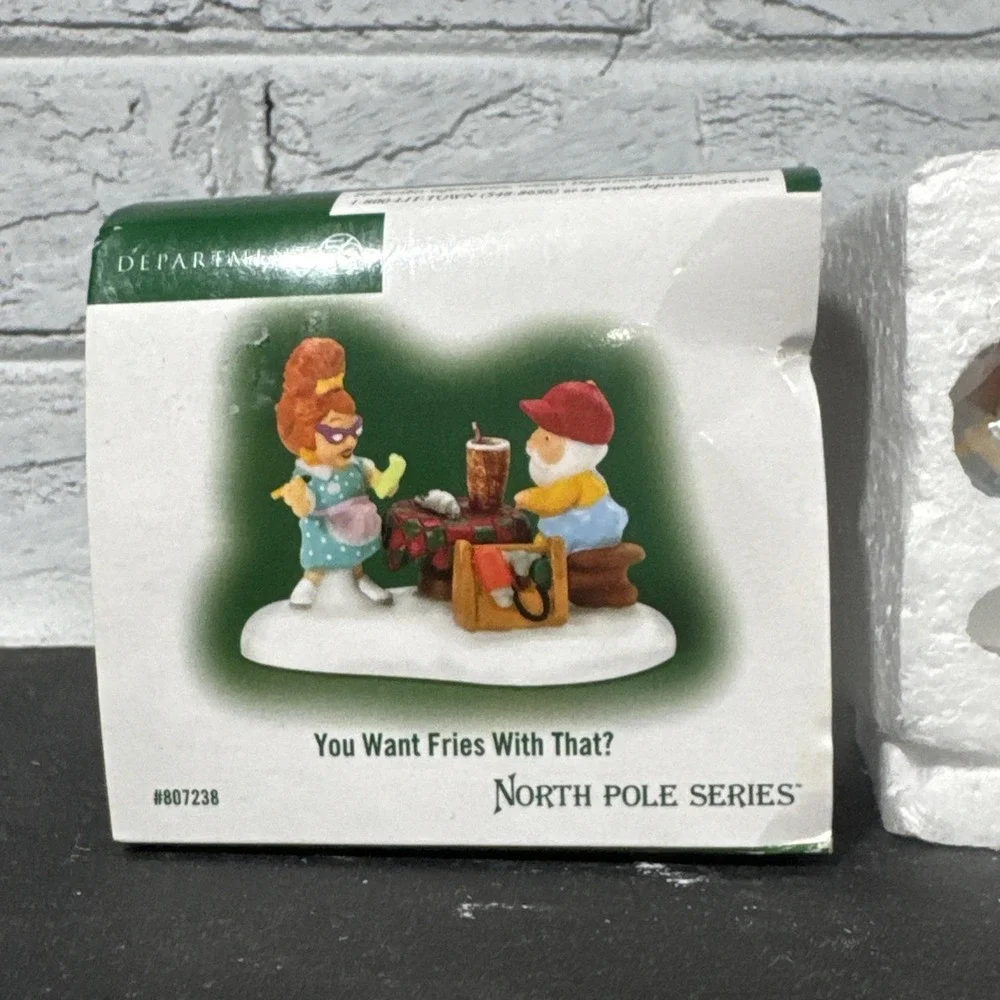 Dept 56 You Want Fries With That? North Pole Series NEW # 807238
